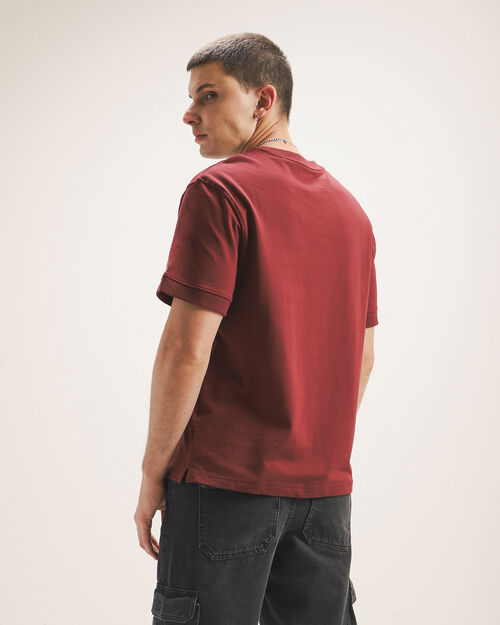 Playera Roja Manga Corta