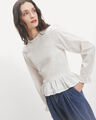 Blusa Beige Smock,CRUDO
