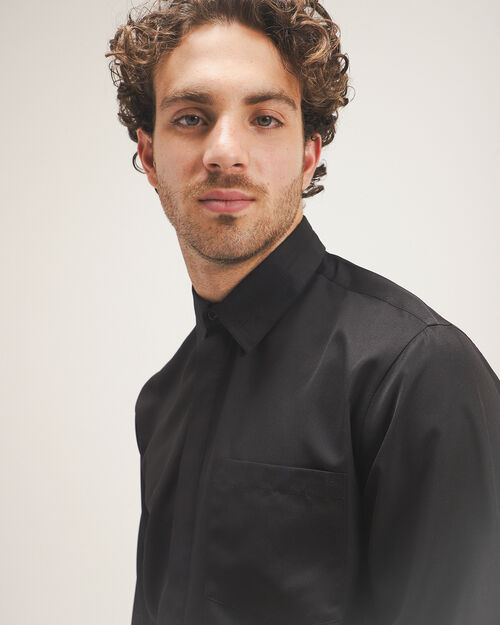 Camisa Negra Fit Regular