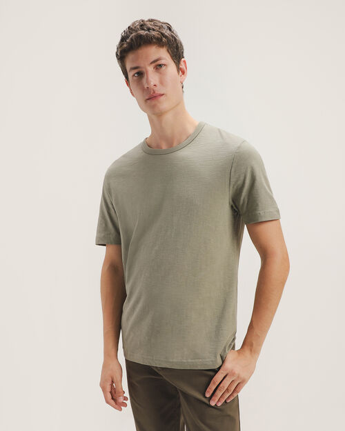 Playera Fit Regular Olivo