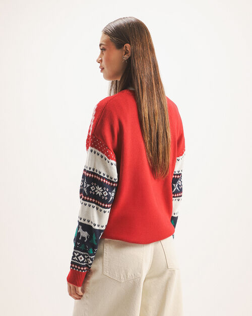 Suéter Navideño Estampado