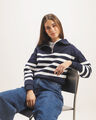 Sudadera Azul Relaxed,AZUL MARINO
