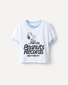 Playera Snoopy Blanca,BLANCO