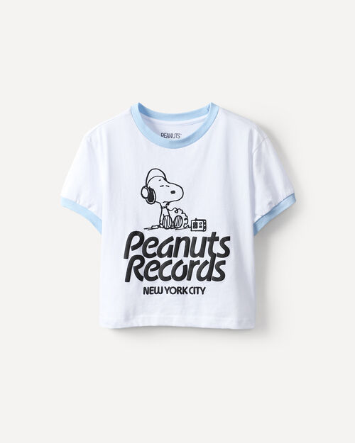 Playera Snoopy Blanca