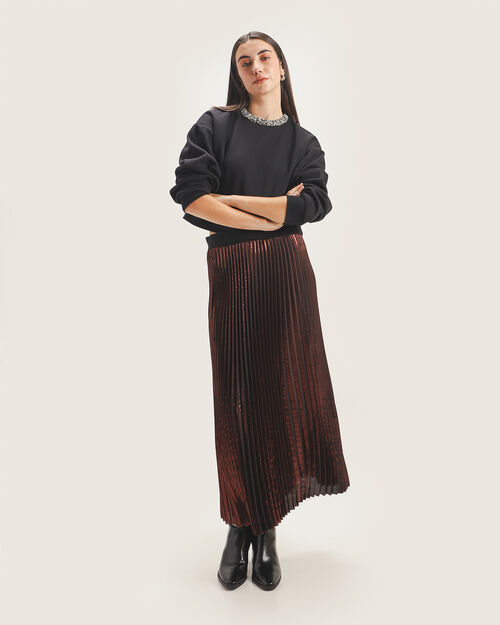 Sudadera Negra Aplicaciones