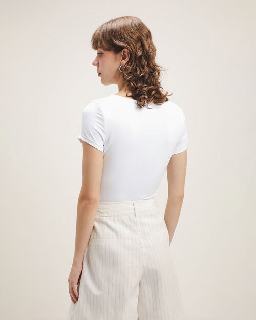 Crop Top Blanco