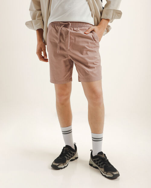 Short Fit Slim S&oacute;lido