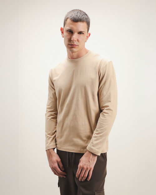 Playera Beige Fit Regular