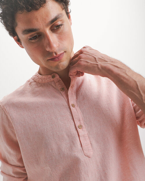 Camisa Textura Lino