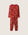 Conjunto Pijama Navideña,ROJO