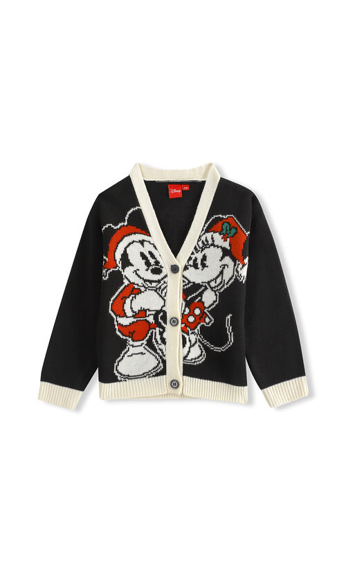 Suéter  Navideño Minnie & Mickey Mouse De Niña