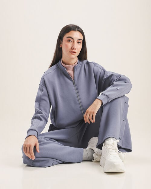 Sudadera Azul Aplicaciones