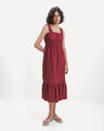 Vestido Tirantes Estampado,ROSA