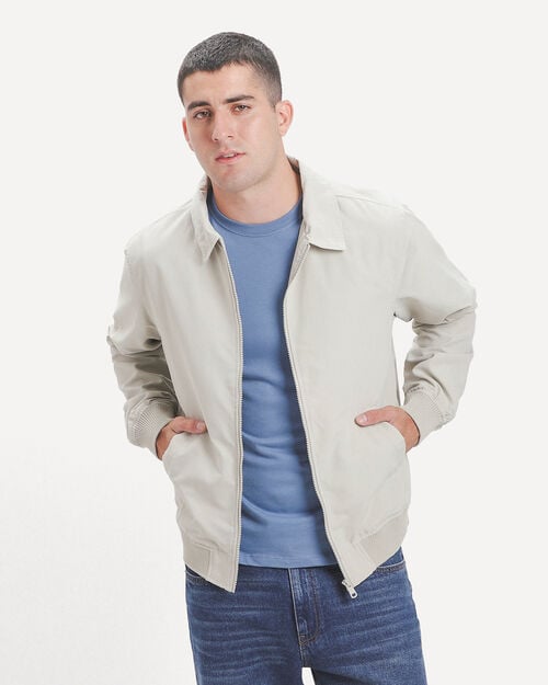 Chamarra Bomber Beige