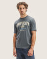 Playera Beige Manga Corta,GRIS