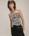 Top Strapless Verde,CRUDO