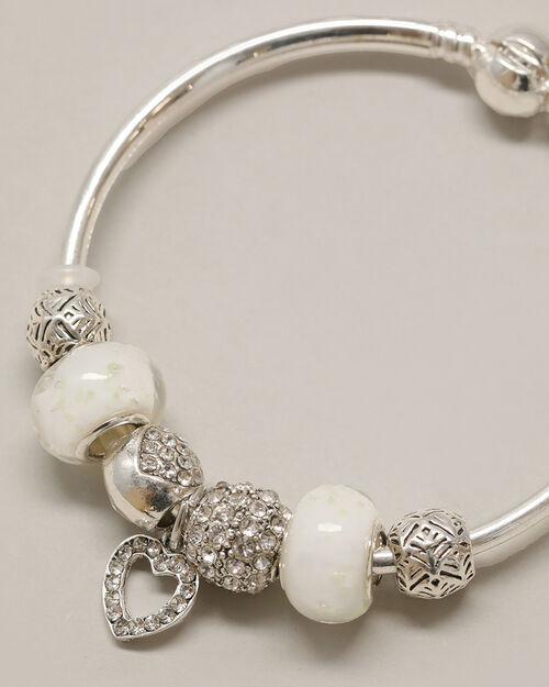 Pulsera Charms Plateada