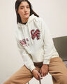 Hoddie Oversize Estrella,CREMA