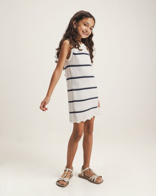 Vestido De Punto Rayas