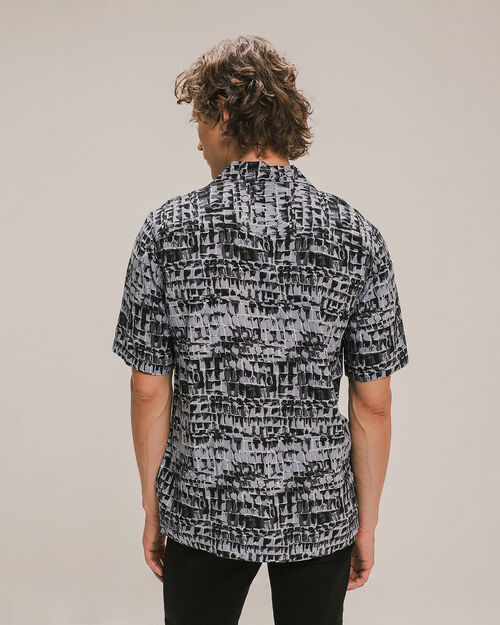 Camisa Satinada Animal Print