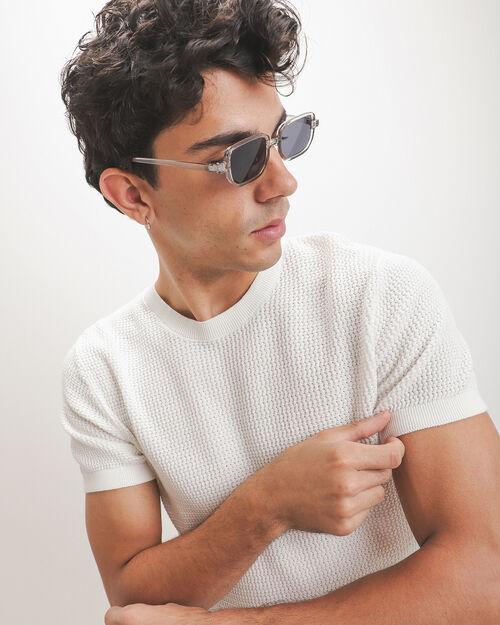 Playera Blanca Textura
