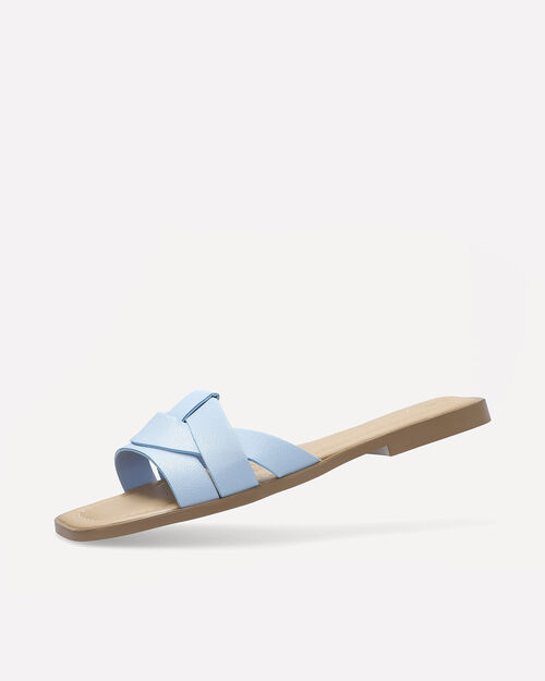 Sandalias Planas Azul