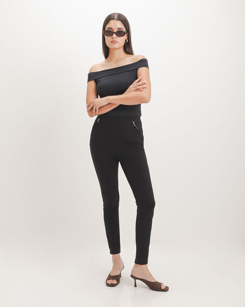 Leggings Negro Bolsillos