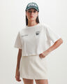 Playera Relaxed Estampada,BLANCO
