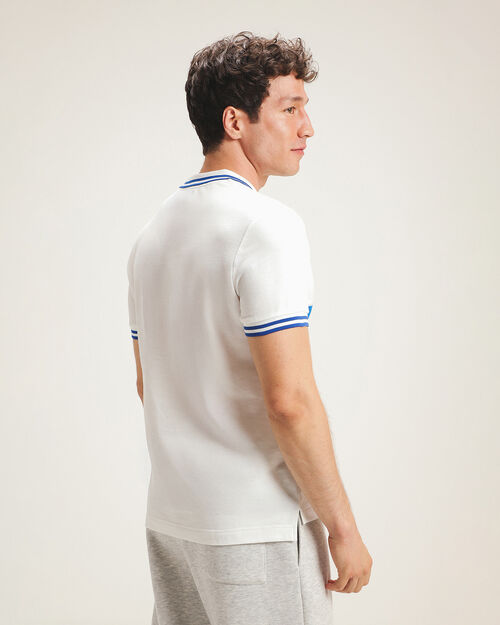 Polo Manga Corta Blanca