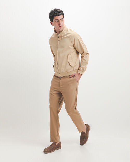 Chamarra Bomber Beige