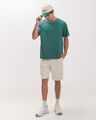 Playera Verde Manga Corta,VERDE BOSQUE
