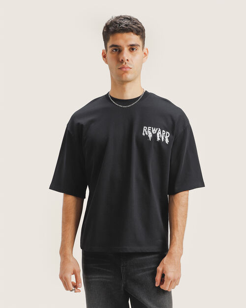 Playera Negra Cropped