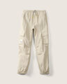 Jogger Cargo Beige,CRUDO