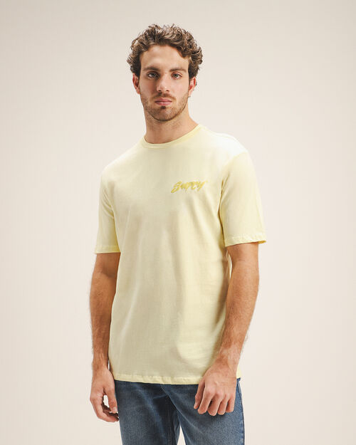 Playera Amarilla Estampada