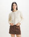 Top Beige Tejido,CRUDO