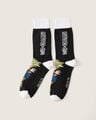 Calcetines Gris Dragon Ball,NEGRO