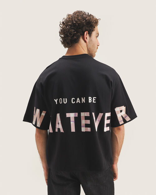 Playera Negra Oversize