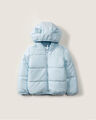 Chamarra Acolchada Con Gorro,AZUL PASTEL