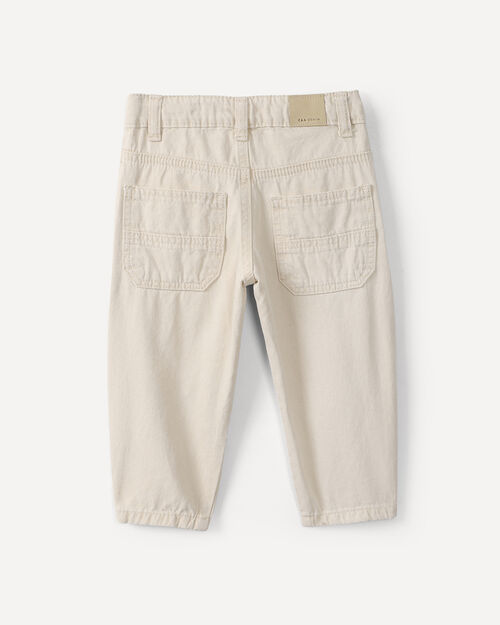 Baggy Jeans Caf&eacute; Claro