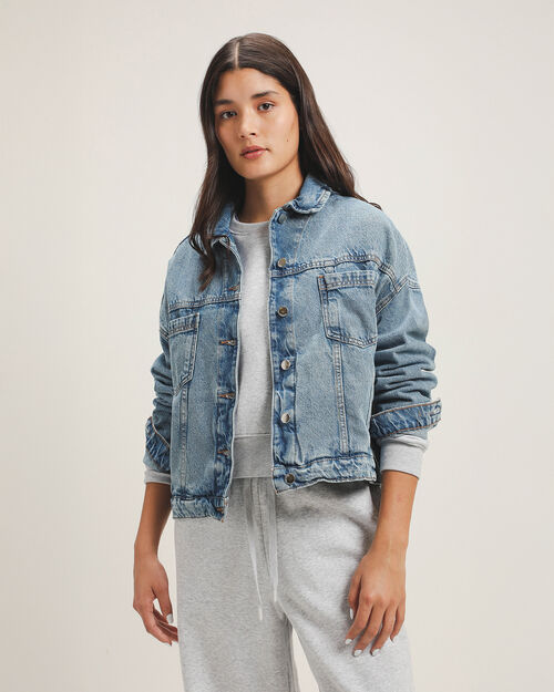Chamarra Oversize De Mezclilla