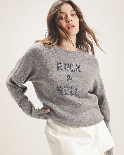 Suéter Tejido Con Diseño