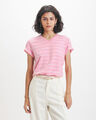 Playera Rosa Rayas,ROSA