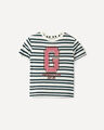 Playera Oversize Rayas,CRUDO
