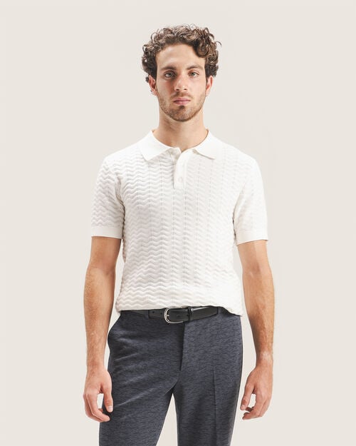 Polo Beige De Punto