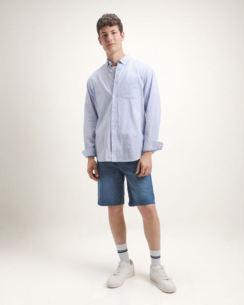 Bermuda Azul Fit Slim