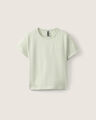Playera Verde Fit Boxy,VERDE EMPOLVADO
