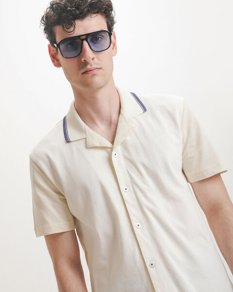 Camisa Blanca Contraste