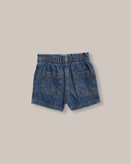Short Pretina Elástica Azul