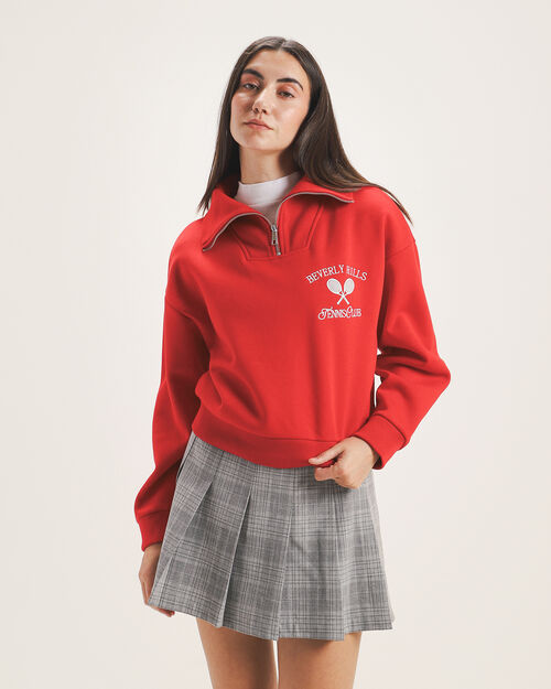 Sudadera Relaxed Zipper