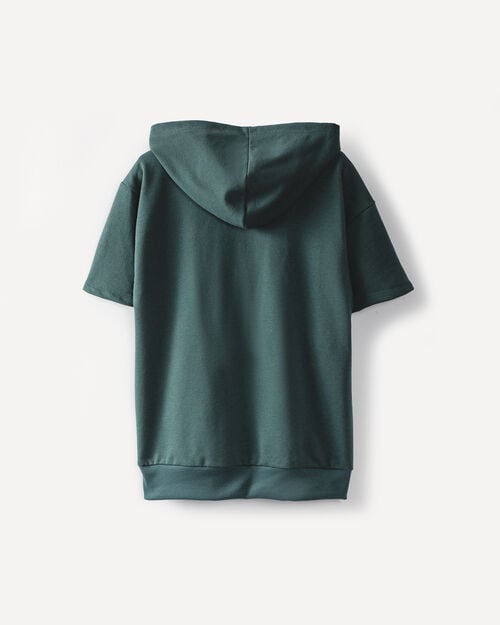 Sudadera Con Gorro Verde